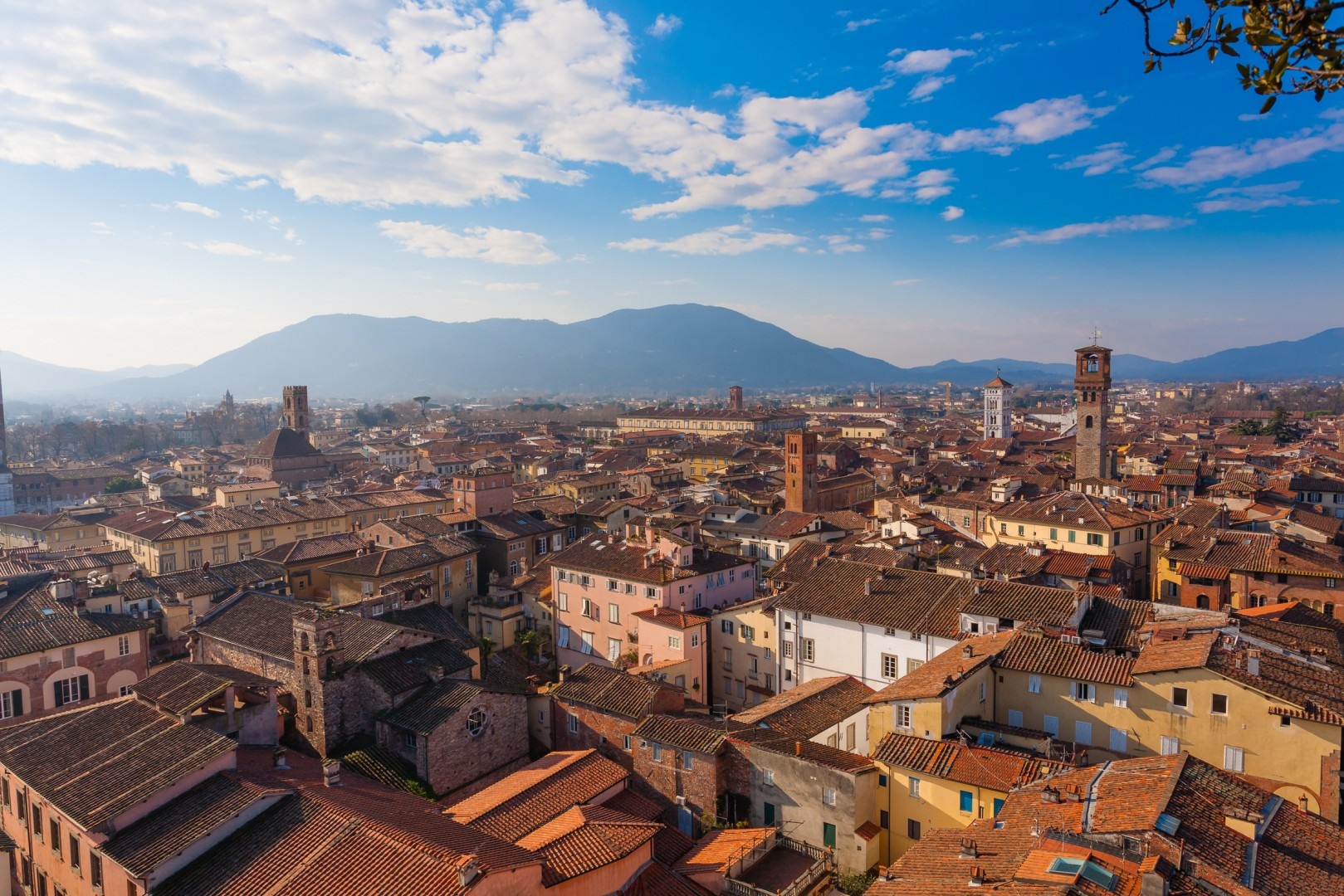 Veduta panoramica di Lucca