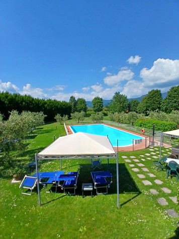 Sala da pranzo dell'agriturismo